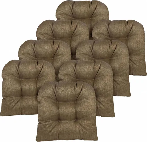 Miniatura 84 de Klear Vu Gripper Overstuffed - Cojines universales antideslizantes para silla de comedor para decoración de cocina o uso de oficina, almohadilla