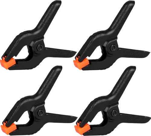 Miniatura 9 de Paquete de 2 abrazaderas de resorte, clips de plástico de 8.5 pulgadas, clips de fondo pequeños, abrazaderas resistentes, clips de resorte