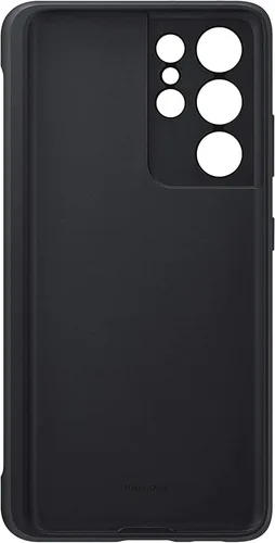 Miniatura 4 de Funda para Galaxy S21 Ultra con soporte para bolígrafo S, silicona líquida con ranura para lápiz capacitivo (bolígrafo no incluido), protección Negro