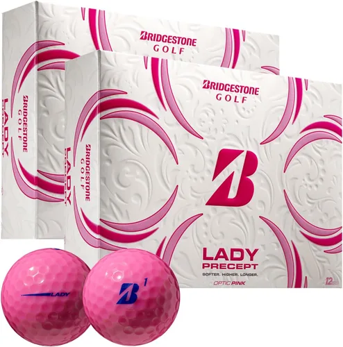 Miniatura 2 de Pelotas de golf, Lady Precept Pink 2021, goma