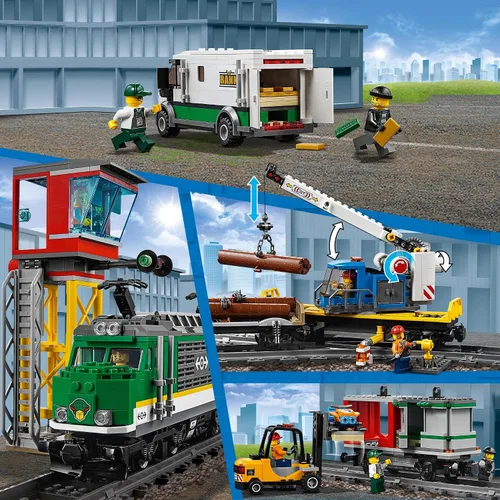Miniatura 5 de Lego Tren de carga de ciudad