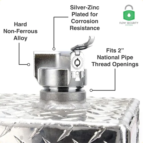 Miniatura 7 de VersaLock Tapa de tanque de combustible con cierre ventilado Para transferencia y tanques comerciales sobre el suelo Previene el robo