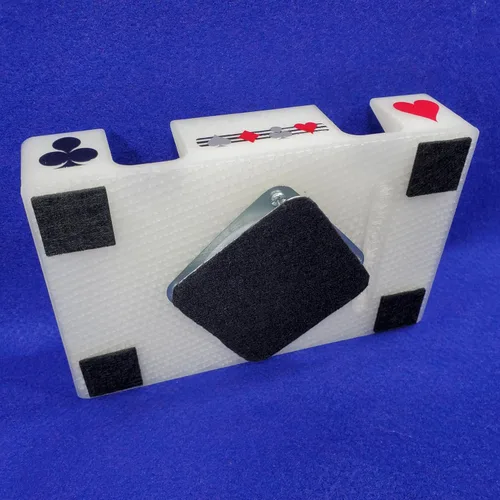 Miniatura 9 de Bandeja giratoria de cartas Busting with Pips para 1-2 cubiertas: fabricada en Estados Unidos (cristal)