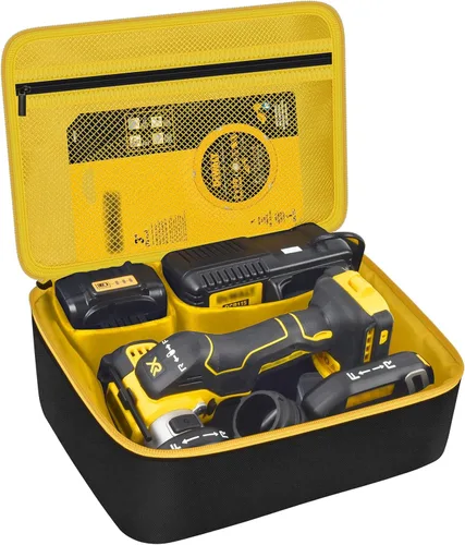 Miniatura 7 de Bolsa compatible con herramienta de corte sin escobillas DEWALT 20V MAX 3 en 1 (DCS438B), estuche de almacenamiento, soporte organizador para Negro
