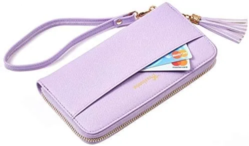 Miniatura 3 de Travelambo Cartera con fleco para mujer con correa de muñeca