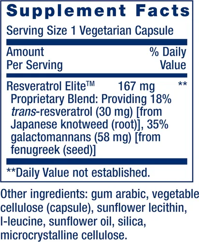 Miniatura 3 de Life Extension Resveratrol 100 mg - Transresveratrol suplementos píldoras de raíz de knotweed japonesa y fruta de uva más quercetina para la salud
