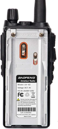 Miniatura 7 de BaoFeng Radio BaoFeng UV-82 Radio de jamón 144-148/420-450Mhz Radio de 2 vías con cable de programación FTDI de largo alcance de doble banda Radio