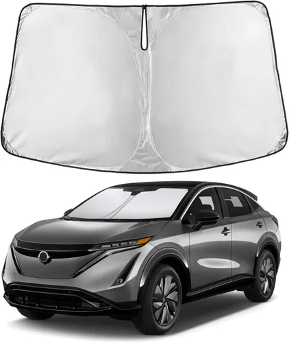 Miniatura 11 de EcoNour Parasol para parabrisas compatible con Hyundai Tucson 2016-2019 2020 2021, visera solar para parabrisas delantero y ventana, bloqueador