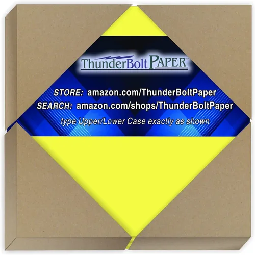Miniatura 13 de 100 cartulina de color amarillo neón brillante fluorescente – 8.5 x 11 pulgadas (8.5 x 11 pulgadas) letra estándar Tamaño del volante – Papel