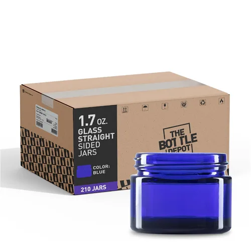 Miniatura 40 de The Bottle Depot - Tarro de vidrio de 4 oz (3.4 fl oz) - Ámbar transparente - 90 frascos - Cierres no incluidos - Acabado de cuello 58-400 - Tarros