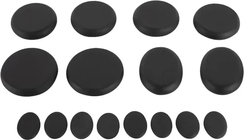 Miniatura 5 de SHZICMY Hot Stones - Juego de masaje, 16 piedras calientes de basalto con kit de calentador para spa profesional o en casa, relajación, curación
