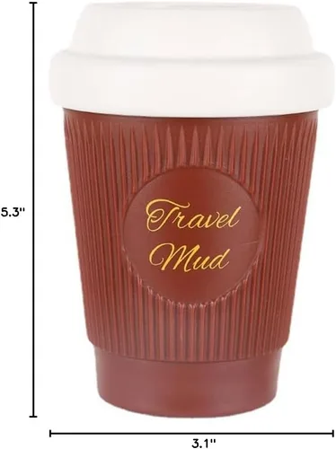 Miniatura 70 de Taza de café sellada con paja de trigo, taza de plástico portátil creativa, taza de alimentos de alto valor que acompaña a beber 16.9 fl oz/17 oz