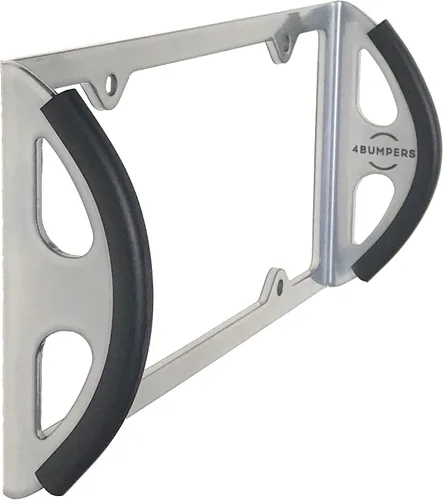 Miniatura 10 de Marco para placas de acero sólido 4Bumpers "Duo", el mejor protector para parachoques, Negro
