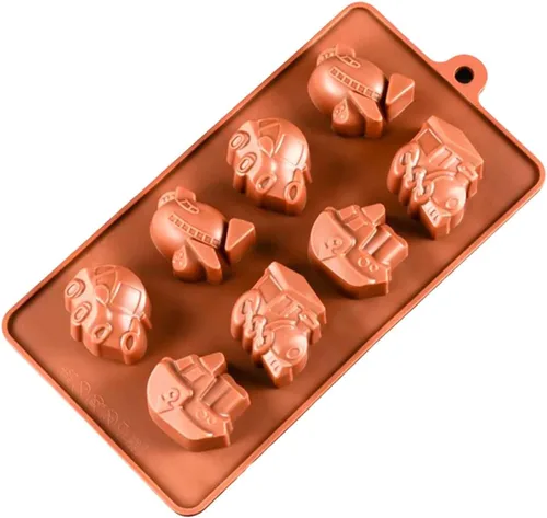 Miniatura 5 de Molde de silicona para coche 8 moldes de caramelo de silicona molde de chocolate s hornear molde de chocolate molde de chocolate moldes de silicona