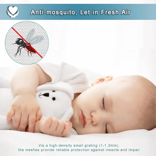 Miniatura 4 de Puerta mosquitera magnética para garaje de 27 x 70 pulgadas, se adapta a puertas de 25 x 68 pulgadas, con potentes imanes aptos para mascotas
