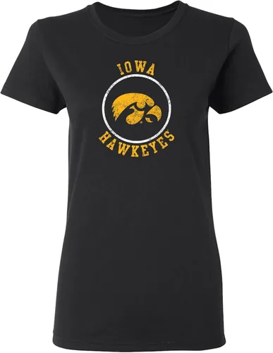 Miniatura 33 de NCAA - Camiseta para mujer, diseño de círculo envejecido, color del equipo, universidad