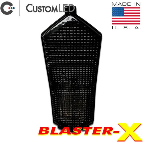 Miniatura 2 de Yamaha YZF-R1 Blaster-X 2015-2024 Luz trasera LED integrada (lente transparente)