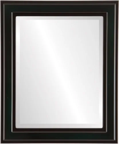 Miniatura 12 de OVALCREST Espejo de pared biselado rectangular para decoración del hogar, estilo Wright - Oro champán - Dimensiones exteriores de 16 x 20 pulgadas