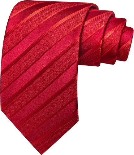 Miniatura 373 de Barry.Wang Juego de corbatas para hombre, corbata de seda a rayas, tejido a cuadros, gemelos formales, negocios, boda