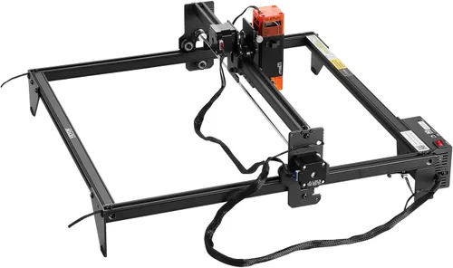 Miniatura 9 de VEVOR Máquina cortadora de grabado láser, salida de 10 W, área de trabajo de 15.0 x 15.7 in, velocidad de movimiento de 393.701 in/min, punto