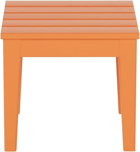 Miniatura 7 de WestinTrends Ashore - Mesa auxiliar Adirondack moderna para patio al aire libre, madera envejecida Roble (Weathered Wood)