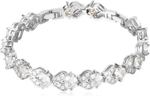 U7 Pulseras de tenis verde esmeraldaazulrojocoloridas, chapado en oro de 18 quilates, cadena de eslabones de platino con corte de diamante, pulsera