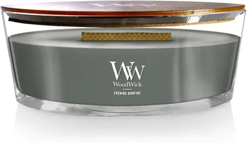 Miniatura 19 de WoodWick Santal Myrrh - Vela grande en frasco con forma de reloj de arena, cera de mezcla de soya prémium, mecha de madera Pluswick Innovation