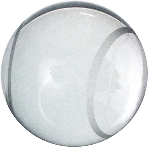 Amlong Crystal Pelota de tenis pisapapeles de 3 pulgadas con caja de regalo