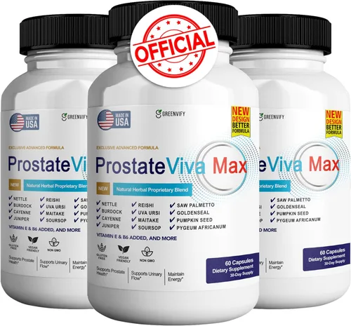 Miniatura 8 de ProstateViva Max Suplementos de próstata para hombres, flujo urinario natural y apoyo de la vejiga, 60 cápsulas