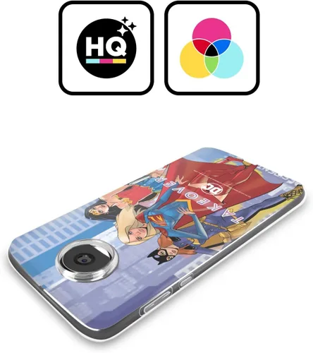 Miniatura 2 de Head Case Designs DC Core Girl Power Compositions - Funda de gel suave con licencia oficial para mujer, compatible con Motorola Edge 50 Fusion