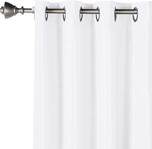 Miniatura 7 de Amazon Basics Cortina opaca para ventana con bloqueo de luz para oscurecer la habitación con 2 paneles de ojales, para sala de estar y dormitorio