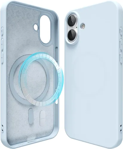 Miniatura 152 de oakxco Funda de silicona para iPhone 12 Pro Max, magnética, compatible con carga inalámbrica Magsafe, cubierta protectora de goma suave y delgada