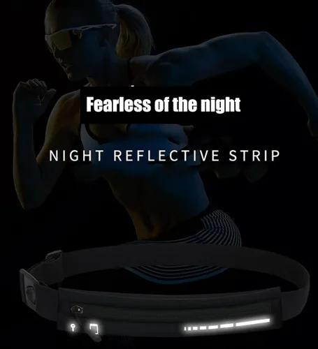 Miniatura 5 de Paquete de 2 cinturones para correr para mujeres y hombres, soporte para teléfono, cinturón de cintura para entrenamiento y correr, cinturón