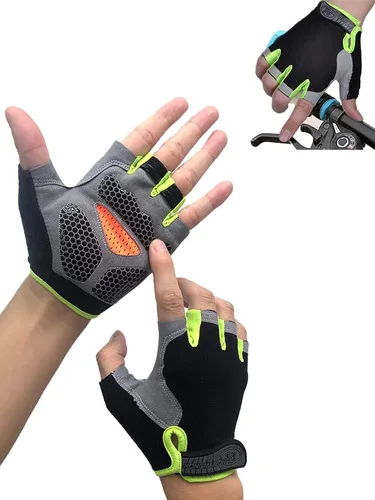 Guantes de ciclismo de carretera de gel para hombre guantes de ciclismo de medio dedo guantes de bicicleta de carretera MTB almohadilla de gel que