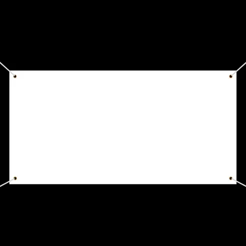 Zonon Pancartas Grandes en Blanco y Letreros de Poliéster Oxford de Sublimación con Cuerda Colgante para Decorar Paredes Interiores y Exteriores,