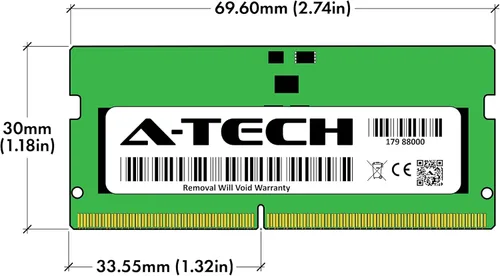 Miniatura 7 de A-Tech Kit de 16 GB (2 x 8 GB) RAM compatible con portátiles Acer Nitro 5 para juegos DDR5 4800MHz PC5-38400 SODIMM 1.1V 262 pines no ECC