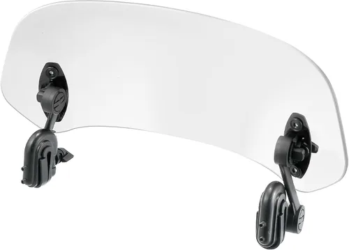 Miniatura 6 de Motoforti Parabrisas de 11.2 in – Deflector de viento con clip ajustable, lente transparente, ajuste universal para la mayoría de motocicletas