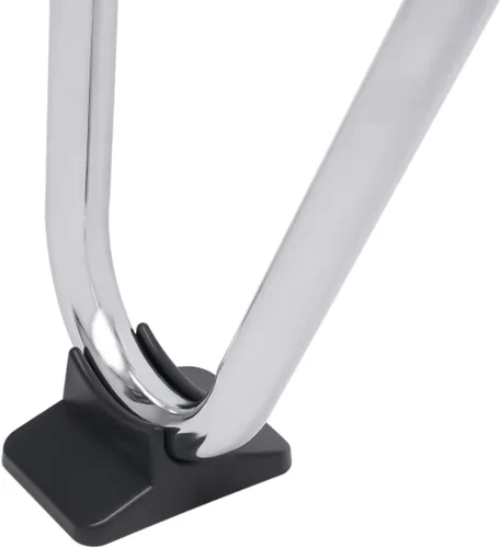Miniatura 7 de Silla de pedicura moderna, altura ajustable y longitud de hierro y PVC, para el hogar, spa, salón de belleza (blanco)