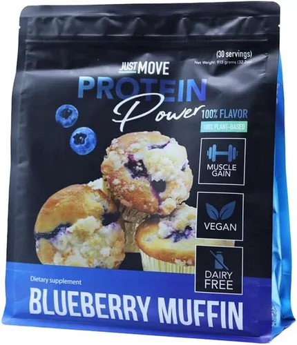 Miniatura 12 de Just Move Protien - Proteína de Pudín de Plátano - Vegana (a Base de Plantas), Orgánica, Sin Lácteos, Sin Soja, Sin Gluten, Keto, Sin Maní, 20g