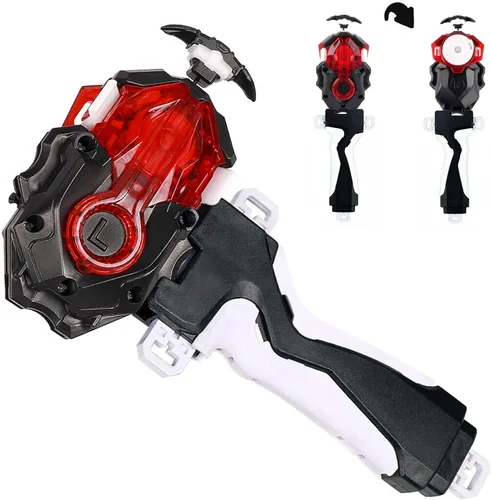 Miniatura 13 de DYT Battling Tops Burst B 184 Custom Bey Launcher LR Left Right Spin DB Layer System , B 11 Launcher Grip Metal Azul