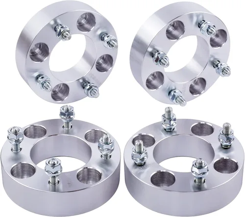 Miniatura 9 de 4 piezas Adaptadores de rueda para ATV UTV de 4x137 a 4x156 de 1 pulgada con pernos de 12x1.5 Compatibles con Kawasaki Can-Am-Honda de 4 lugs Mule