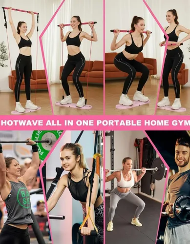 Miniatura 3 de HOTWAVE Push Up Board Fitness, Portable Foldable 20 in 1 Push Up Bar at Home Gym, Pushup Handles for Floor. Professional Strength Training Equipment