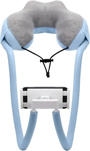 Miniatura 6 de Chapter Seven U Pillow Neck Phone Holder, Neck Lazy Phone Holder Bracket, 360°Rotation Universal Mobile Phone Tablet Stand for Home,Travel, Outdoor