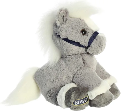 Miniatura 3 de Aurora® Exquisito animal de peluche Breyer® - Detalles realistas - Juego imaginativo - Gris 11 pulgadas
