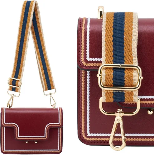 Miniatura 395 de ZOOEASS - Correa de repuesto para cartera, para colgar en el hombro o para cruzar, ancha y ajustable, de lona