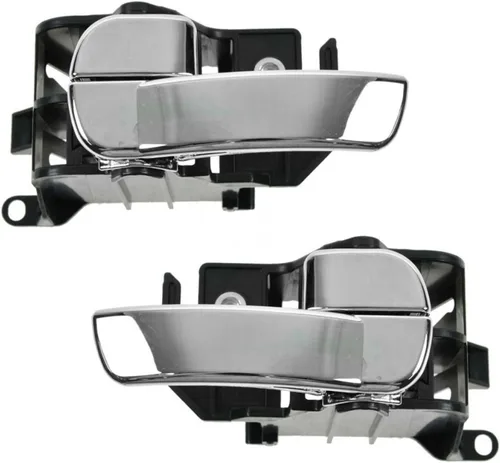 Miniatura 43 de TRQ Juego de 2 manijas de puerta interior trasera cromada y cachemira para Chevy GMC
