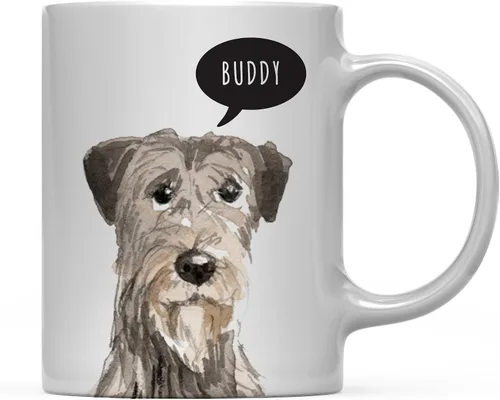 Miniatura 71 de Andaz Press Taza de café personalizada de 11 onzas para perro, Shih Tzu Shorter Haired Up Close, paquete de 1 Shih Tzu pelo más corto personalizado