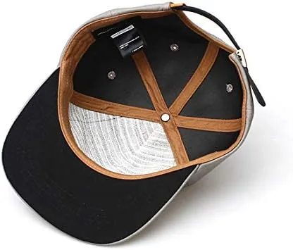 Miniatura 3 de UNDERCONTROL Gorra de camionero ajustable de ala plana con correa trasera para gorra unisex