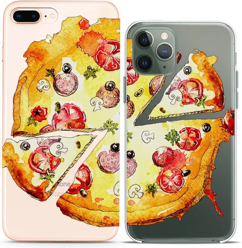 Miniatura 13 de Fundas a juego para parejas compatibles con iPhone 16 15 14 13 12 11 Pro Max Mini Xs X 6s 8 Plus 7+ Xr 10 SE 5 Girlfriend Cat Silicone Pair Cover
