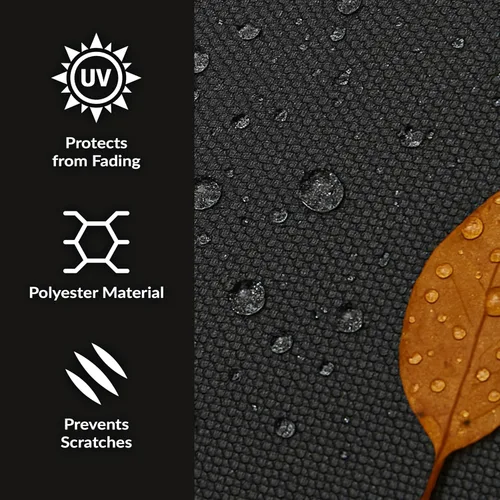 Miniatura 2 de Sunnydaze - Cubierta redonda para hoguera de 30 pulgadas, cubierta para hogueras al aire libre, PVC resistente a la intemperie con cierre de cordón
